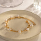 Französisches Elegantes Armband – Damen Süßwasserperlen-Armband