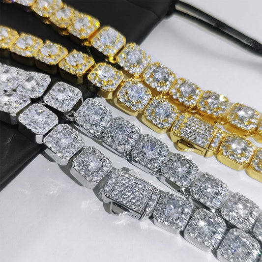 10 mm Spring Clip Clasp Square Rock Candy Chain