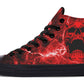 Hochwertige High-Top-Canvas-Schuhe mit Farbverlauf – Unisex
