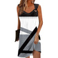 Eyelet Buckle Vest Camisole Dress with Hip Emphasis