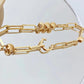 18K Gold Katzenauge Armband – Handgefertigt und Ausdrucksstark
