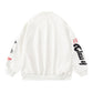 Fashionable personality embroidered PU leather jacket for men