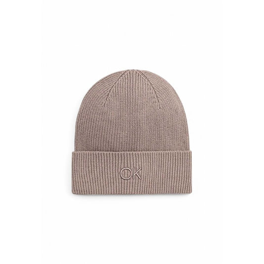 Calvin Klein Hat Women Beige for Autumn and Winter