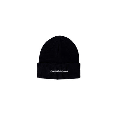 Calvin Klein Jeans Hat Women Black Solid Autumn Winter