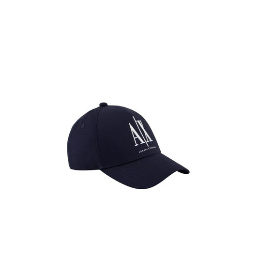 Armani Exchange Hat Women Black Cotton Spring Summer