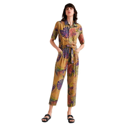 Desigual Anzug Damen In Grün Mit Klassischem Kragen
