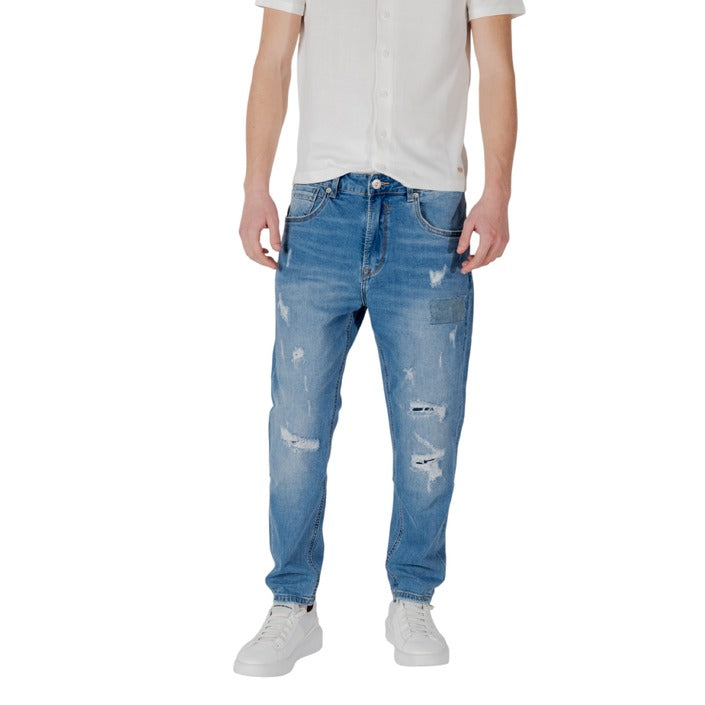 Vaqueros Gianni Lupo para hombre en azul celeste para primavera y verano