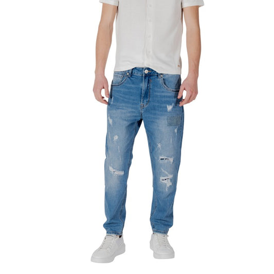 Vaqueros Gianni Lupo para hombre en azul celeste para primavera y verano