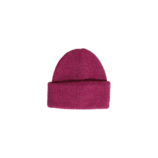 Pieces hat women's fuchsia red for autumn and winter
