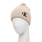 Calvin Klein Hat Women Beige Made of Acrylic and Cotton