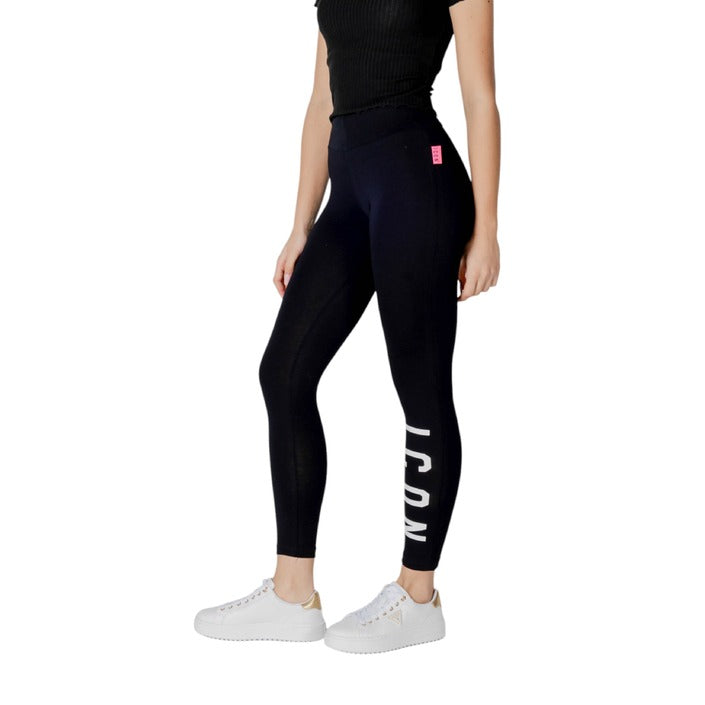Icon Leggings Damen Schwarz Für Frühling Und Sommer