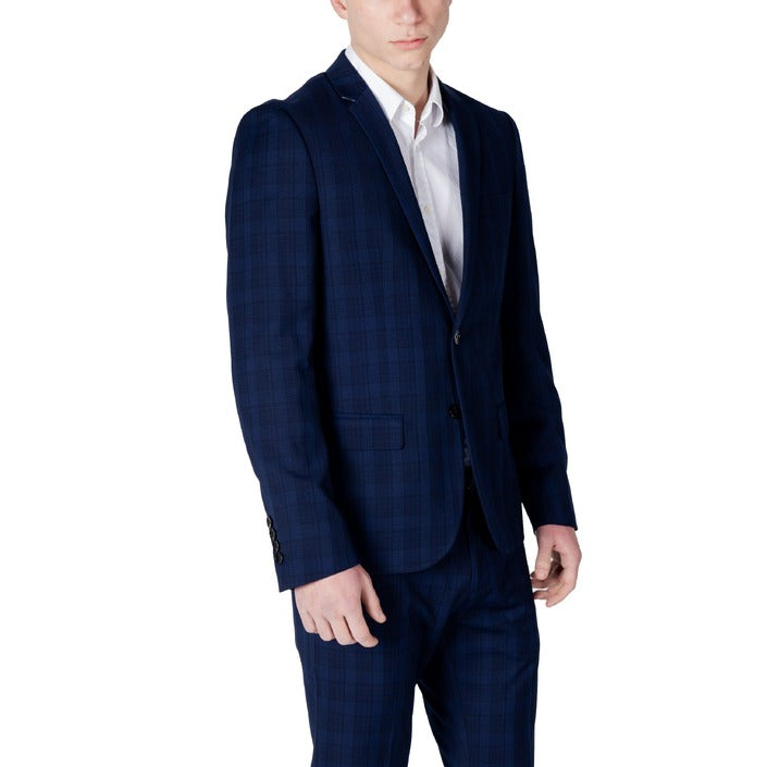 Antony Morato Suit Men Blue Plain Spring Summer