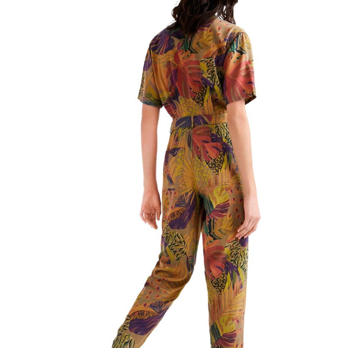 Desigual Anzug Damen In Grün Mit Klassischem Kragen