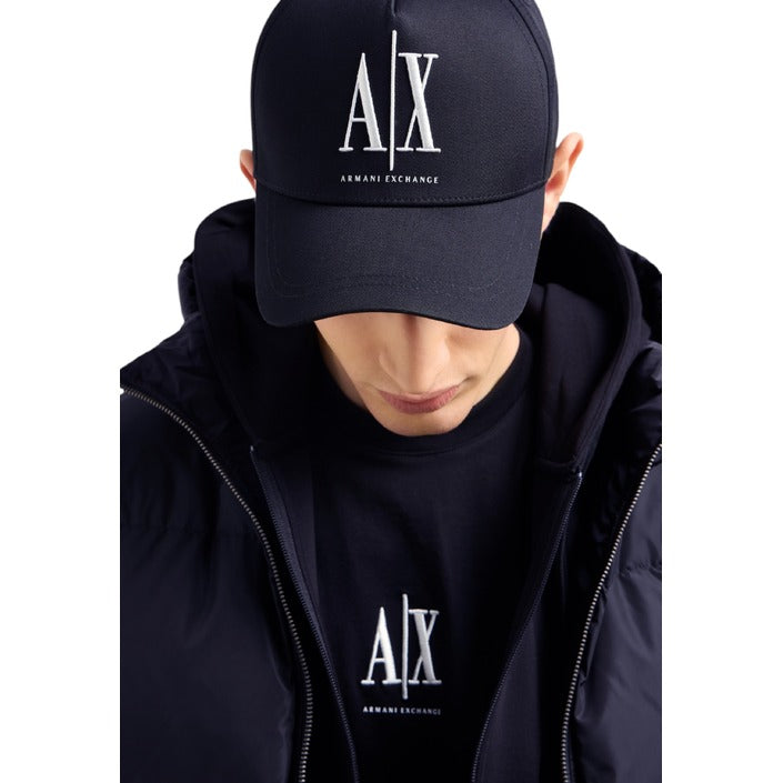 Armani Exchange Hut Damen Schwarz Baumwolle Frühling Sommer