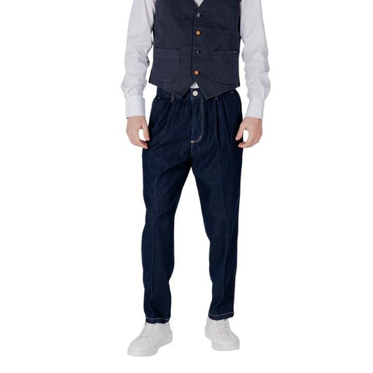 Vaqueros Gianni Lupo para hombre en azul para primavera y verano