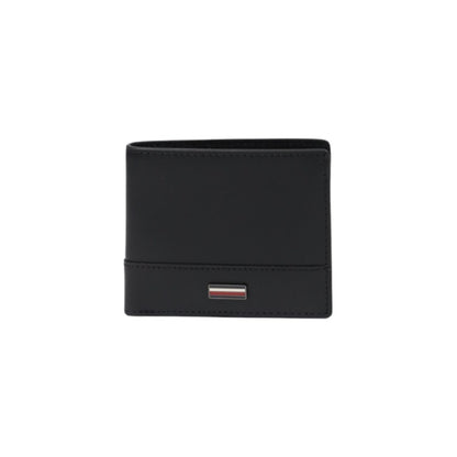 Tommy Hilfiger Brieftasche Herren Schwarz Leder 8,5x10x2