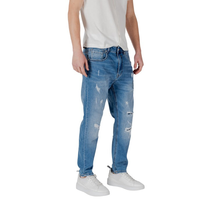 Vaqueros Gianni Lupo para hombre en azul celeste para primavera y verano