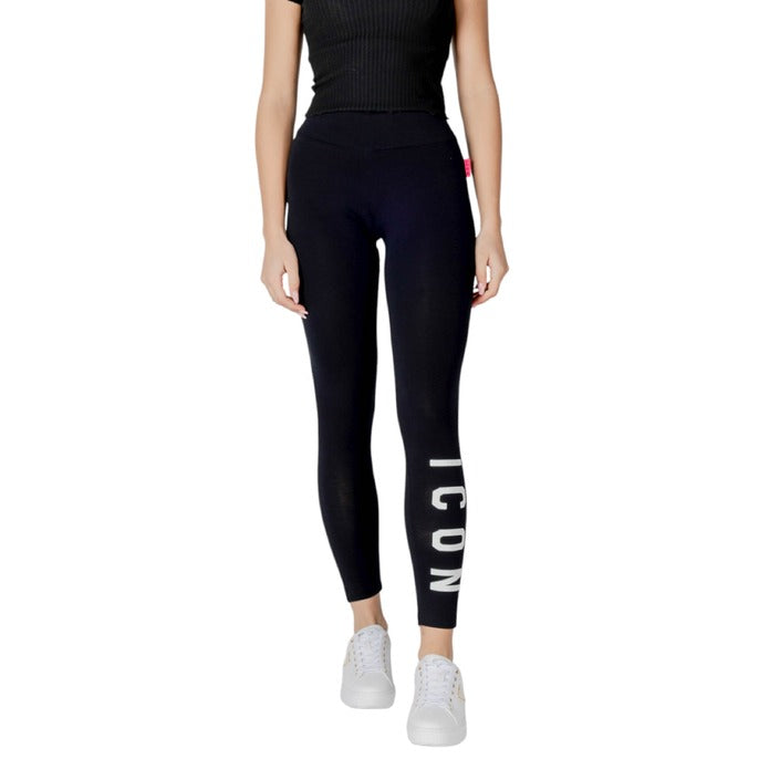 Icon Leggings Damen Schwarz Für Frühling Und Sommer