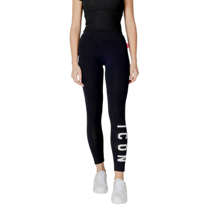 Icon Leggings Damen Schwarz Für Frühling Und Sommer