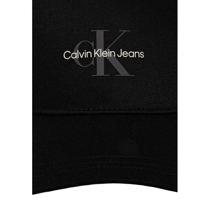 Calvin Klein Jeans Hat Women Black With Print For Summer