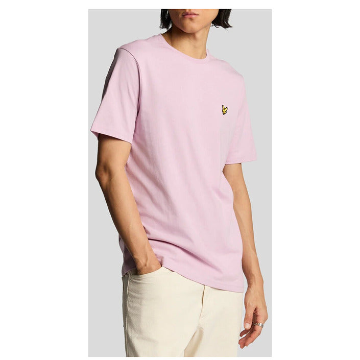 Lyle & Scott T-Shirt für Herren in Gelb mit Rundhalsausschnitt, ideal für alle Jahreszeiten und aus 100% Baumwolle.