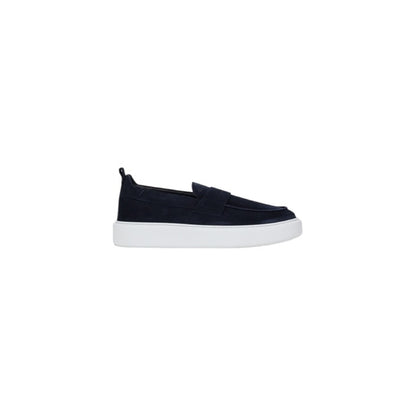 Antony Morato Herren Mokassins Aus Leder In Blau