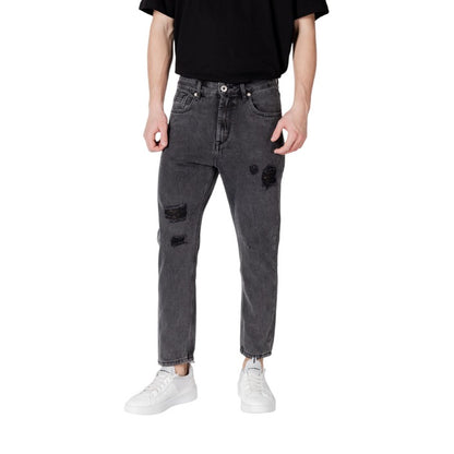 Vaqueros Gianni Lupo Hombre Negro para Primavera Verano