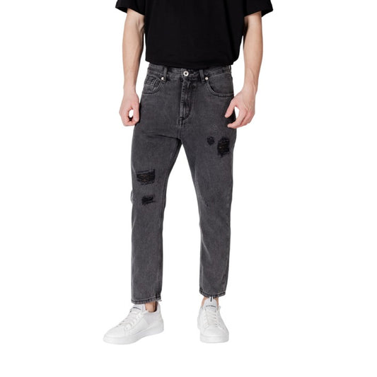 Vaqueros Gianni Lupo Hombre Negro para Primavera Verano