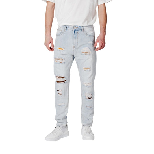 Vaqueros Gianni Lupo para hombre en azul celeste para primavera y verano