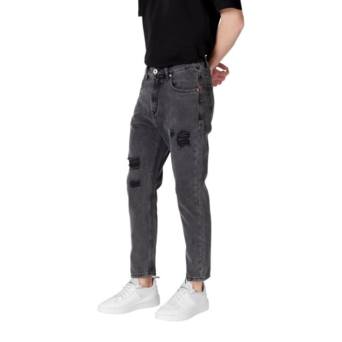 Vaqueros Gianni Lupo Hombre Negro para Primavera Verano