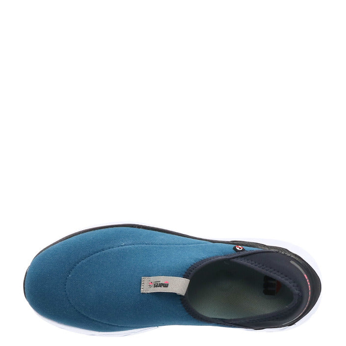 Mares Herren Sneaker Blau Mit Buntem Muster Frühling Sommer