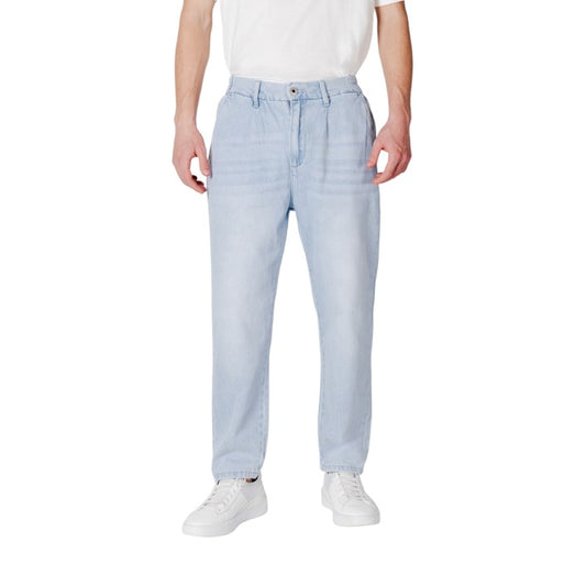 Vaqueros Gianni Lupo para hombre en azul celeste para primavera