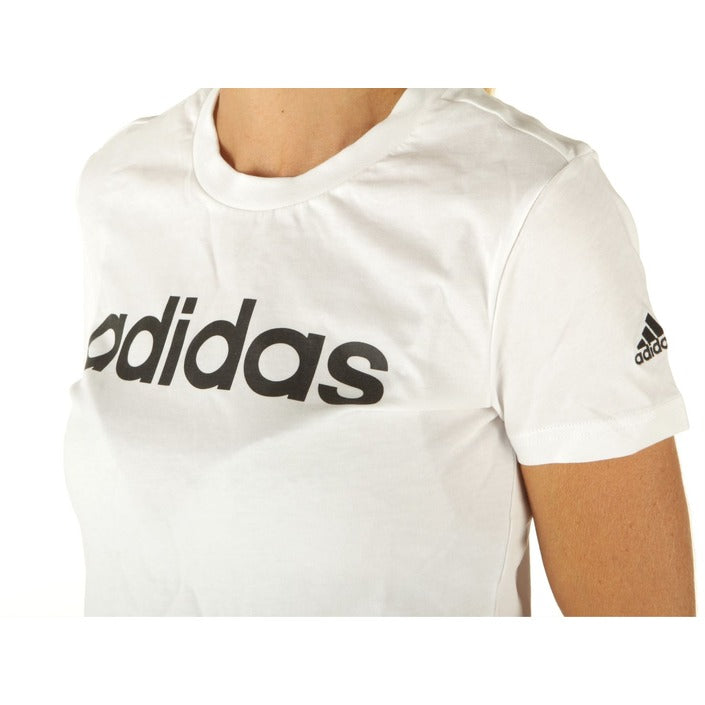 Adidas T-Shirt Women in White with Print for Spring Summer