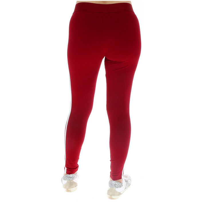Adidas Leggings Damen In Bordeaux Mit Druck Design