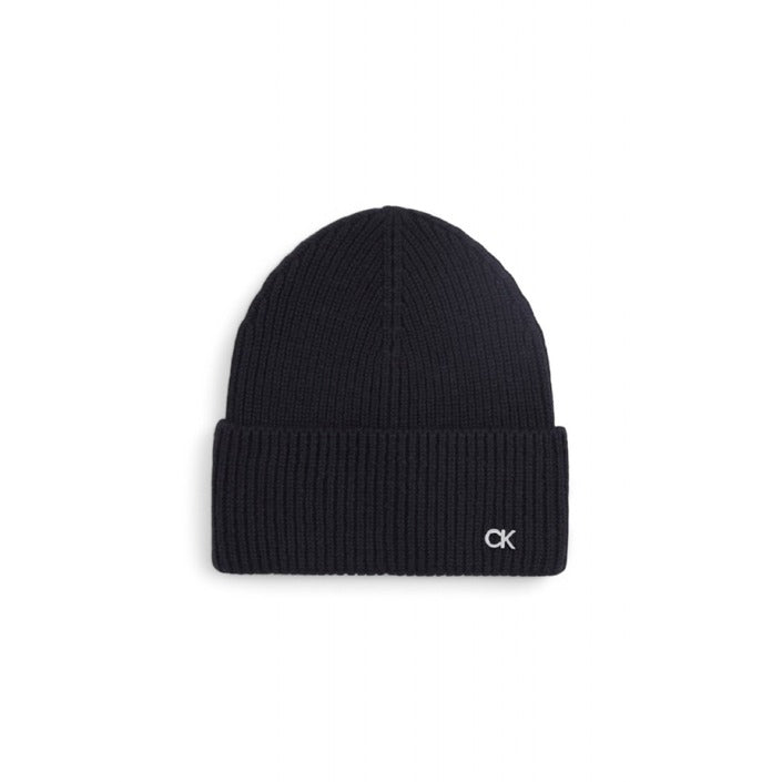 Calvin Klein Hat Women Grey Made of Wool for Autumn Winter