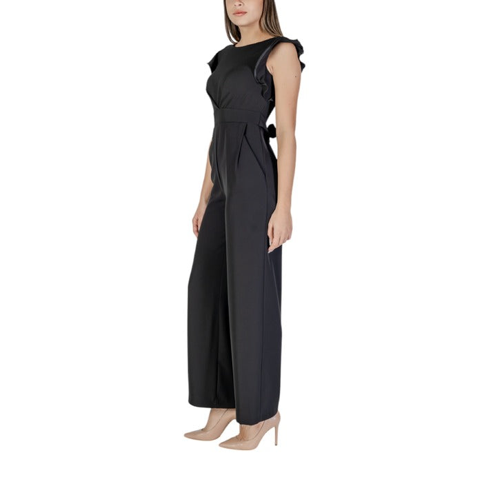 Rinascimento Suit Women Black Sleeveless Spring Summer