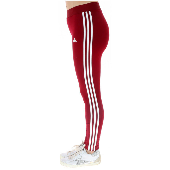 Adidas Leggings Damen In Bordeaux Mit Druck Design