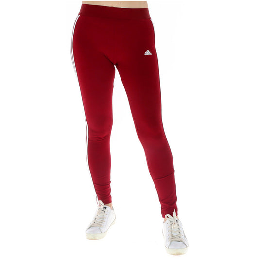 Adidas Leggings Damen In Bordeaux Mit Druck Design