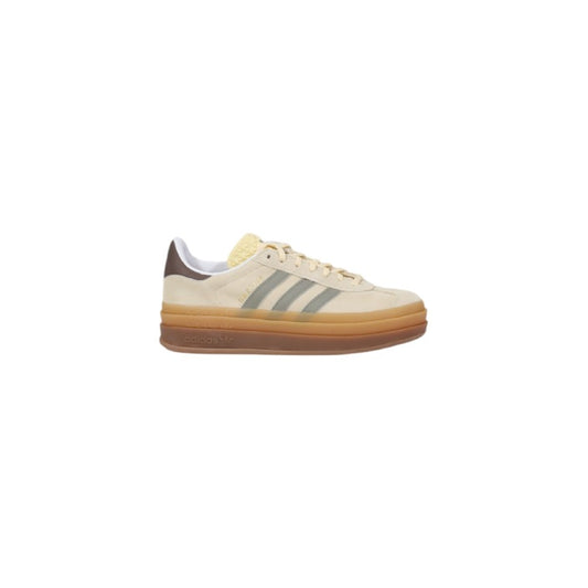 Adidas Women's Beige Leather Upper Shoe